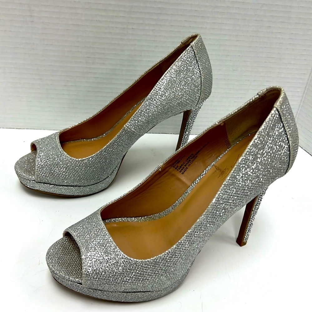 Thalia Sodi LENNA Beaded-Heel Pumps Size 8